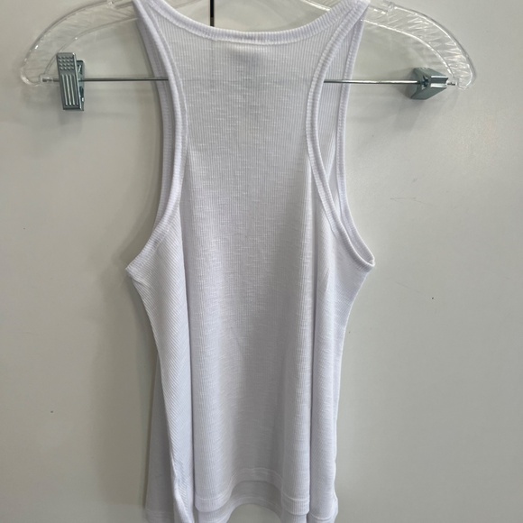 Free People White Ribbed Tank- XS - Picture 5 of 7